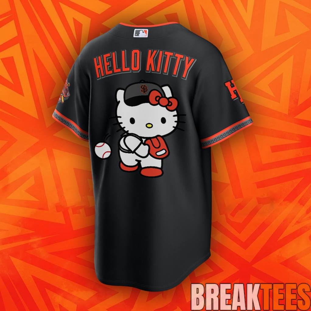 San Francisco Giants ‘Gigantes’ x Hello Kitty Special Jersey