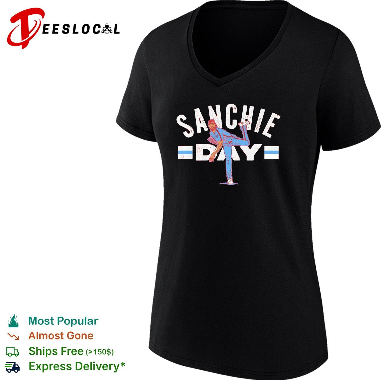 Sanchie Day Chicago Cubs Sanchez pitcher baseball shirt