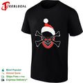 Santa Skull Crossbones Jolly Roger Festive Holiday Christmas Season shirt