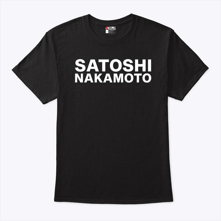 Satoshi Nakamoto Bitcoin T Shirt