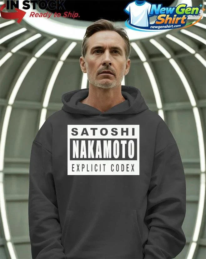 Satoshi Nakamoto Explicit Codex Shirt