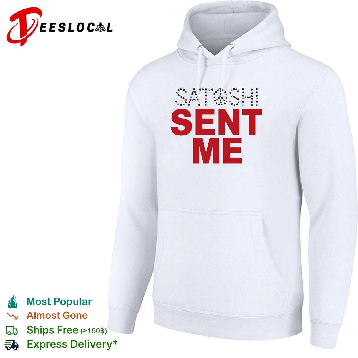 Satoshi Sent Me Bitcoin Cryptocurrency Blockchain Inspired Rhinestone Design shirt