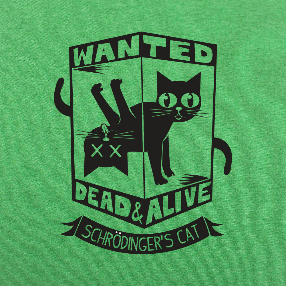 Schrodinger's Cat Wanted Dead and Alive Quantum Physics Box