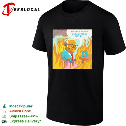Scott Morrison fire meme happy easter please catch the bus shirt