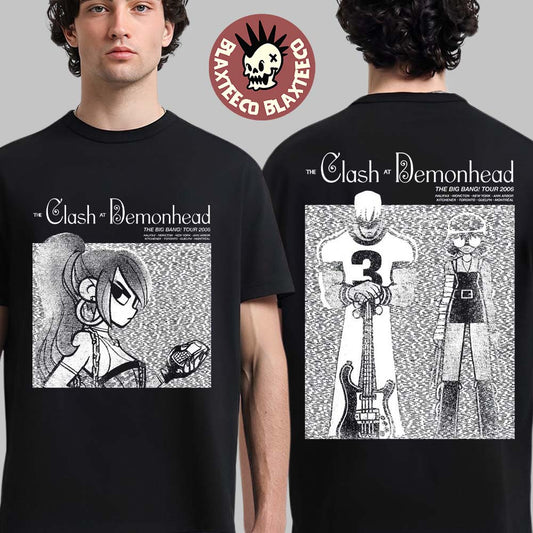 Scott Pilgrim Vol 3 Scott Pilgrim And The Infinite Sadness 20th Anniversary Merch The Clash At Demonhead The Big Bang Tour 2006 T-Shirt