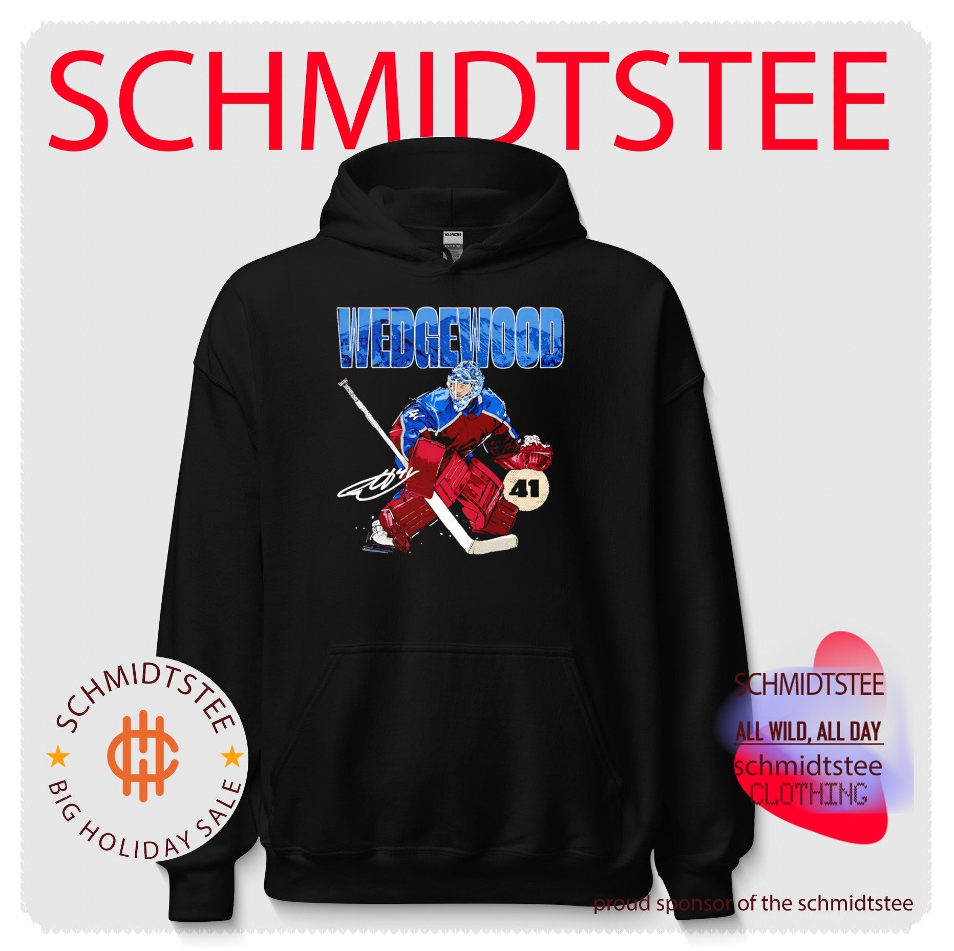 Scott Wedgewood Colorado Avalanche Goalie shirt
