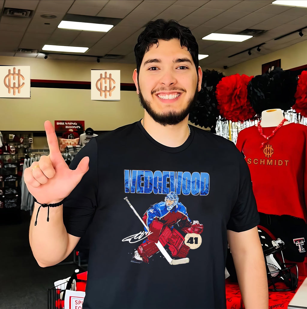 Scott Wedgewood Colorado Avalanche Goalie shirt