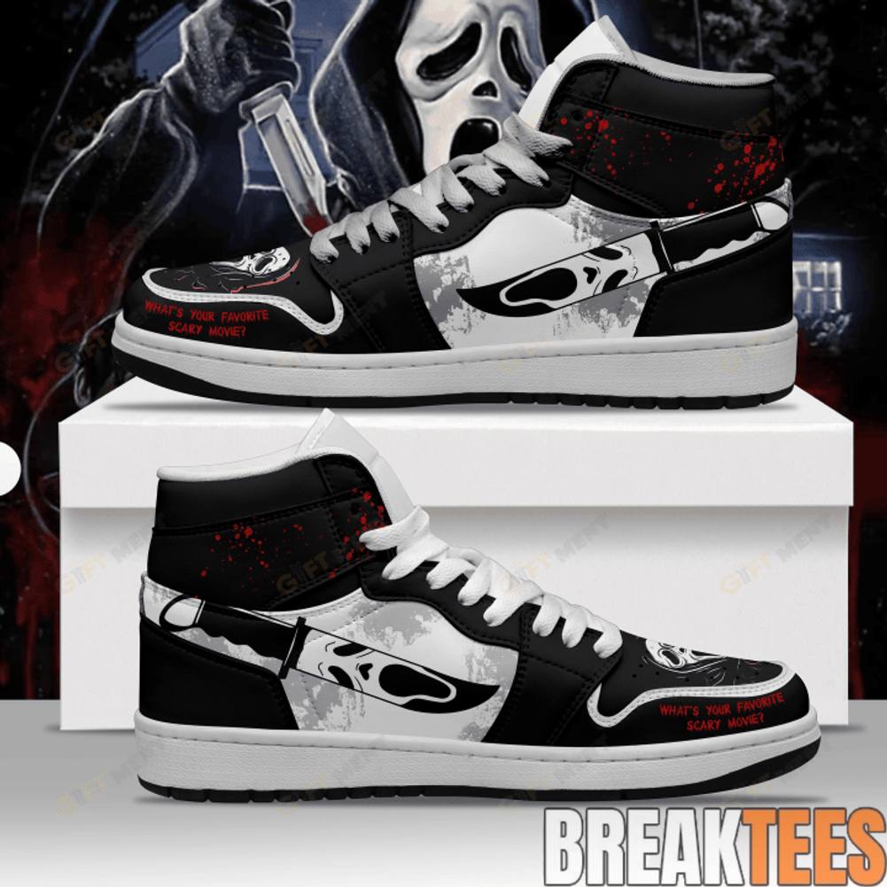 Scream Ghostface Special Air Jordan 1 Sneaker