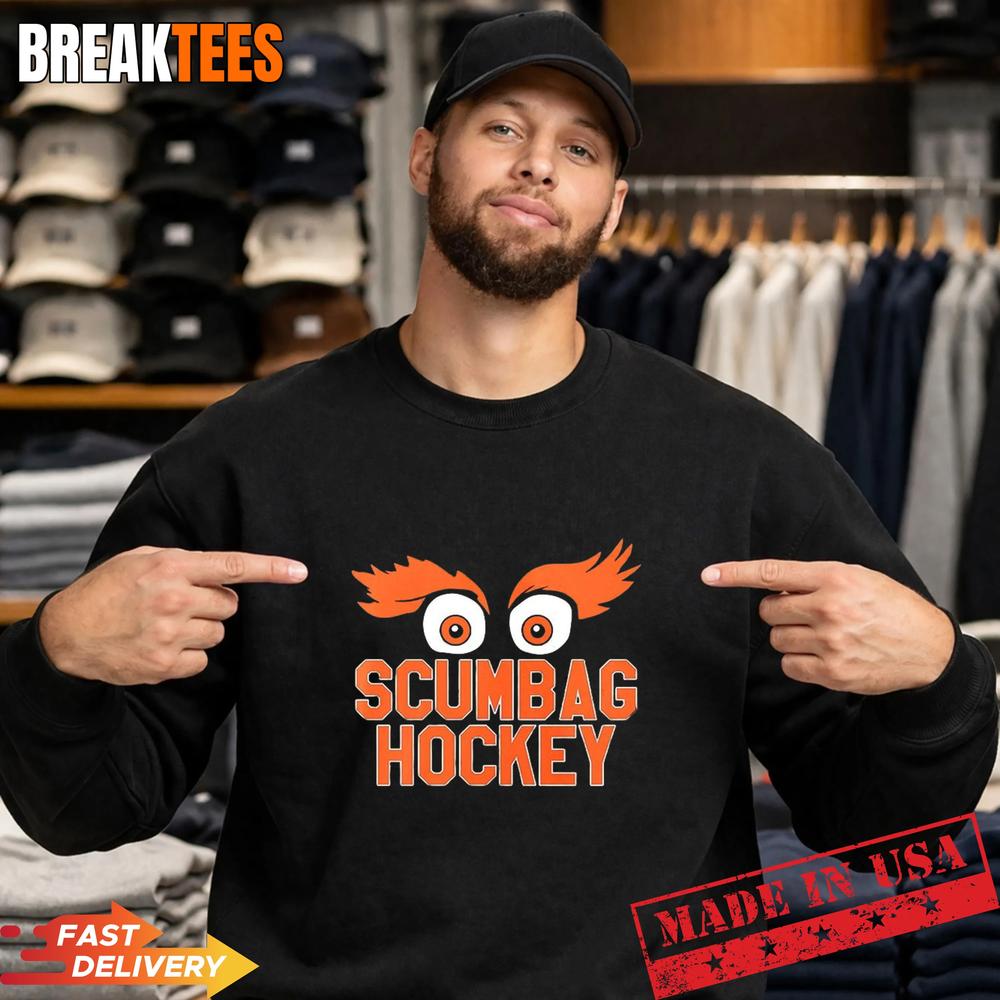 Scumbag Hockey Gritty Philadelphia Flyers Hockey NHL 2026 logo T-Shirt