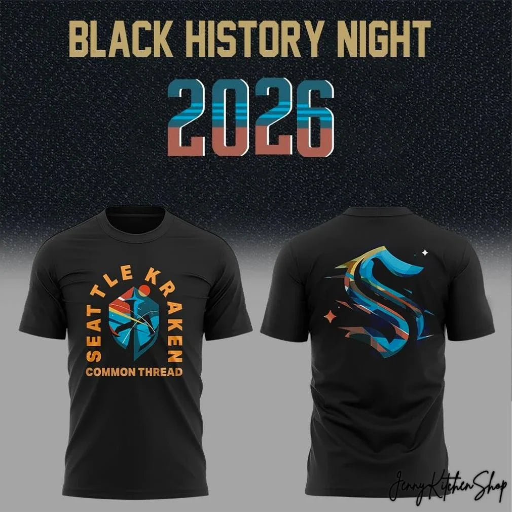 Seattle Kraken 2026 Black History Night Shirt