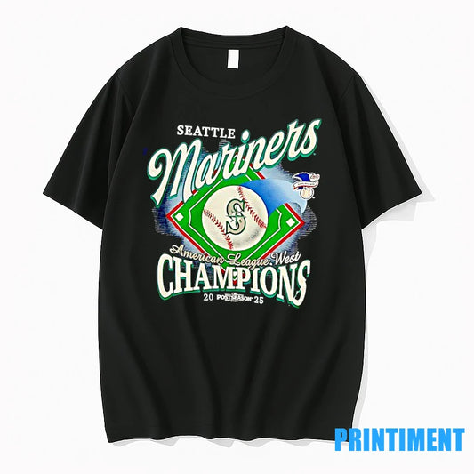Seattle Mariners America League West Division Champions 2025 Tshirts Sweater