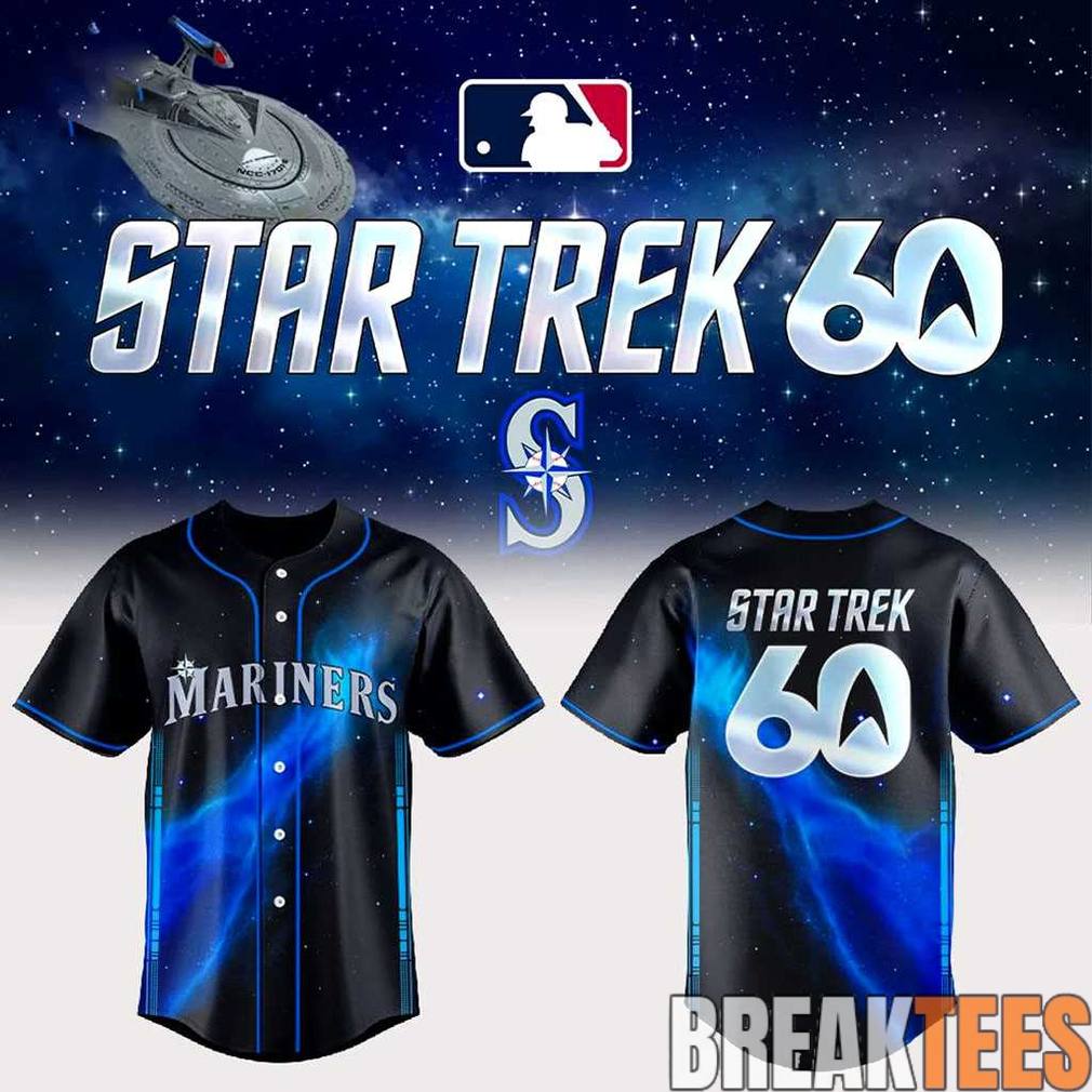 Seattle Mariners Star Trek 60th Anniversary Night 2026 Baseball Jersey