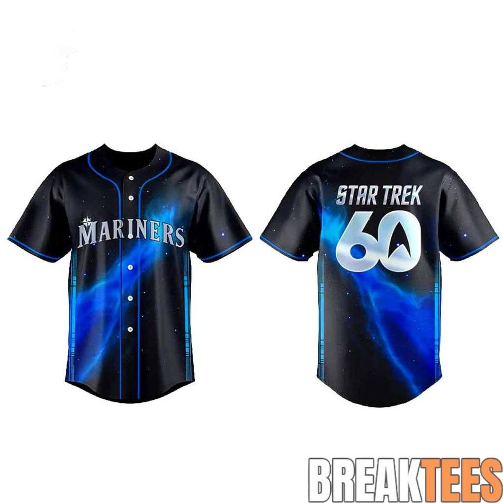 Seattle Mariners Star Trek 60th Anniversary Night 2026 Baseball Jersey