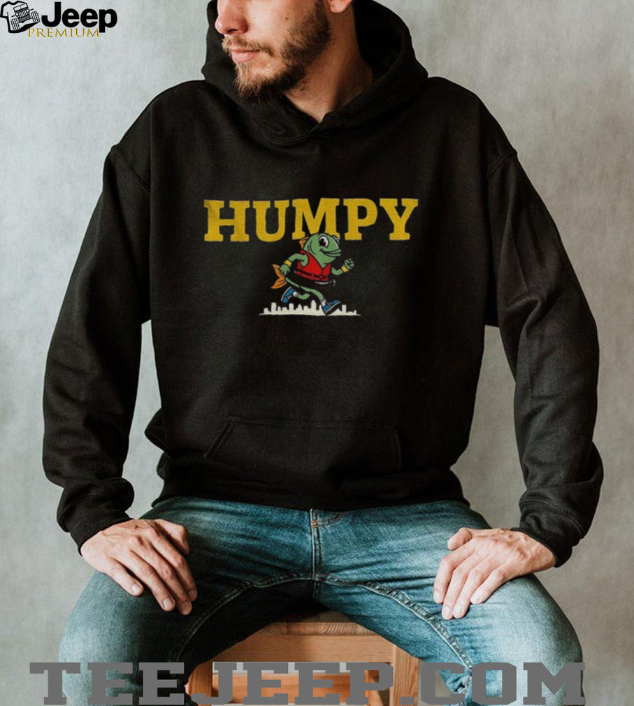 Seattle Mariners baseball Humpy the Salmon running shirt
