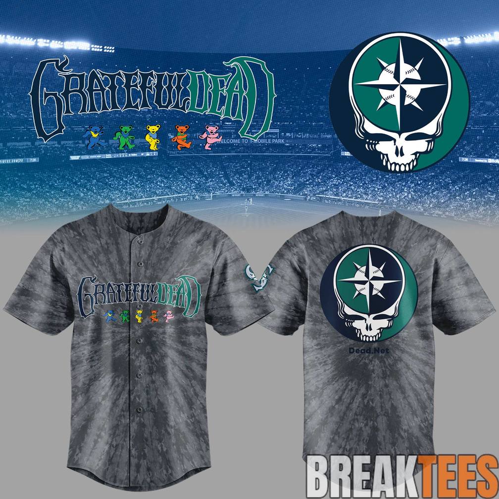 Seattle Mariners x Grateful Dead Special Jersey