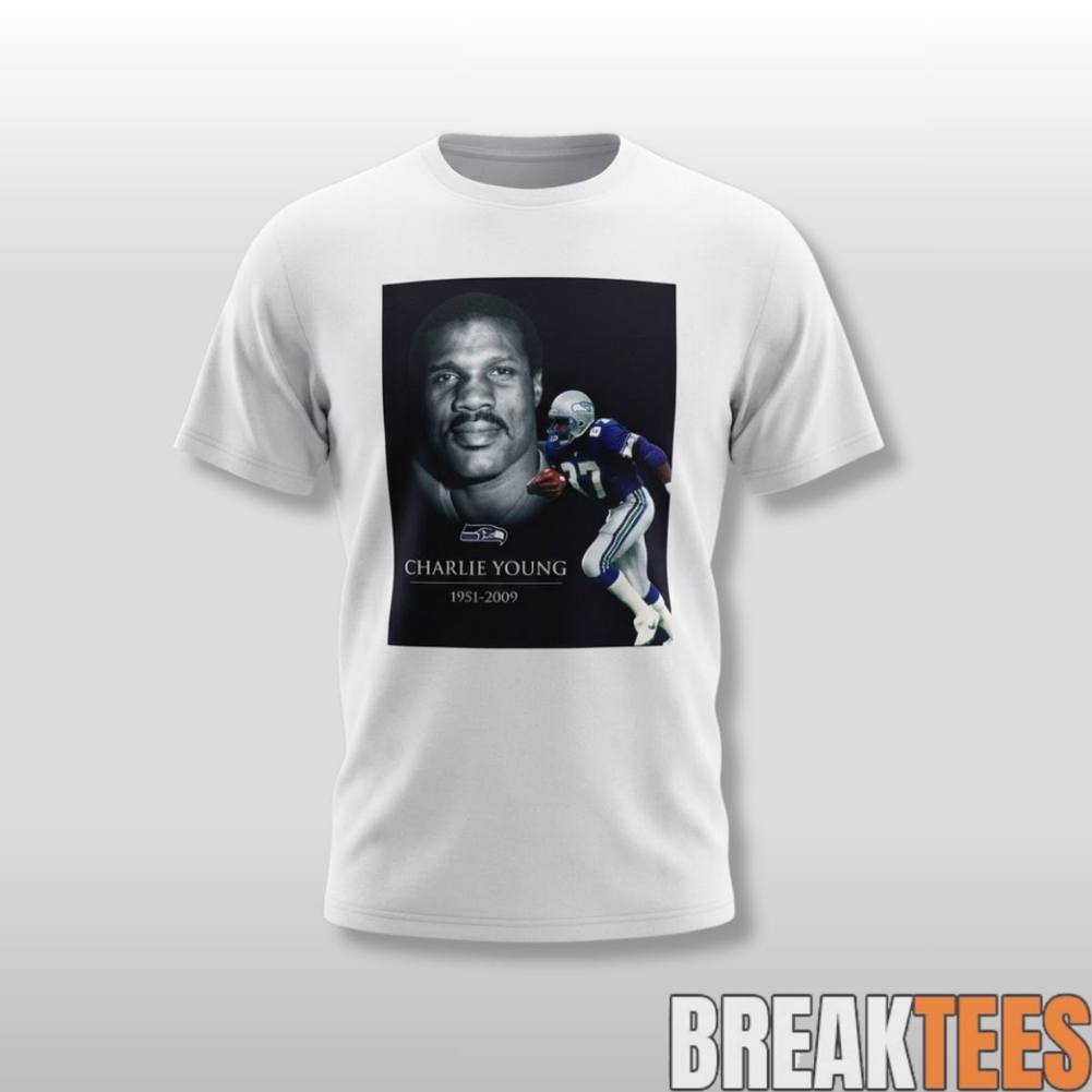 Seattle Seahawks Charle Young 1951 2026 Rip Shirt