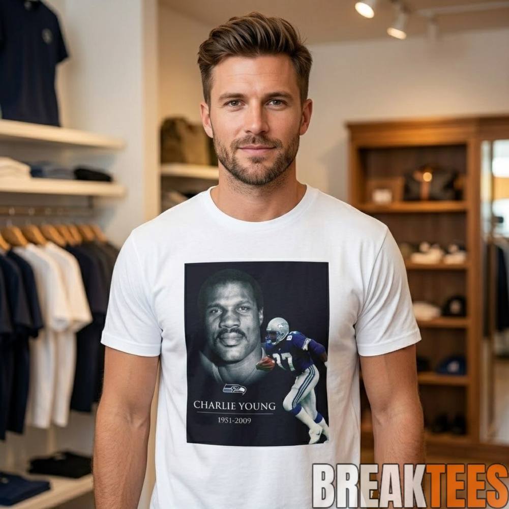 Seattle Seahawks Charle Young 1951 2026 Rip Shirt
