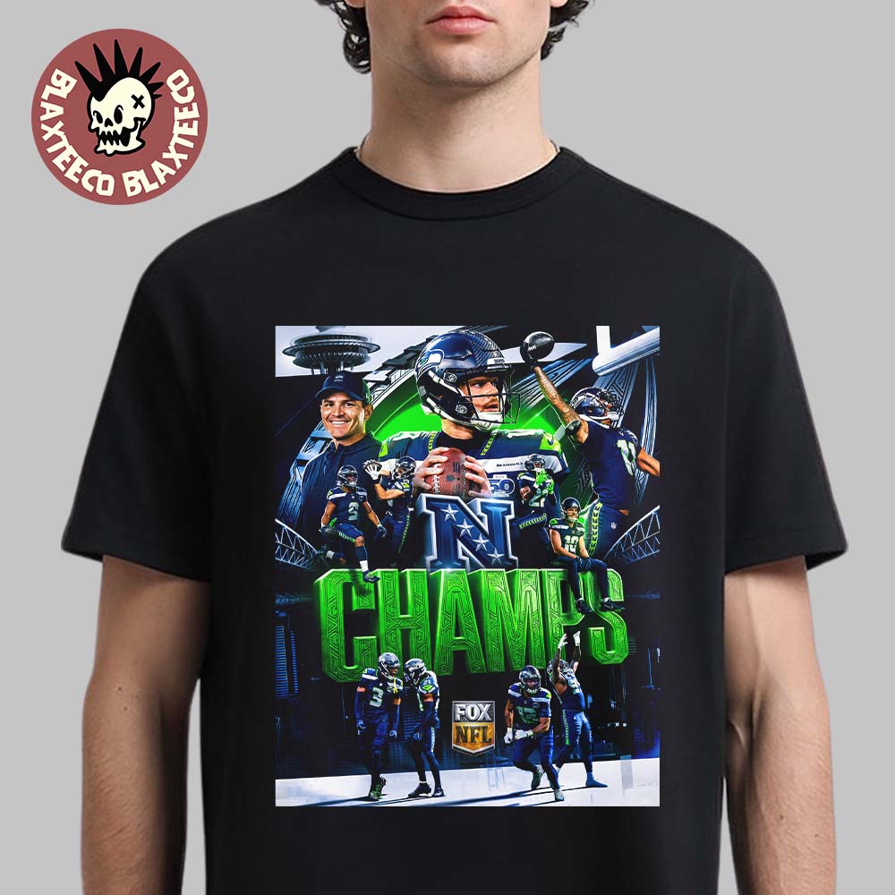 Seattle Seahawks NFC 2025 Champions Defeat Los Angeles Rams Premium T-Shirt