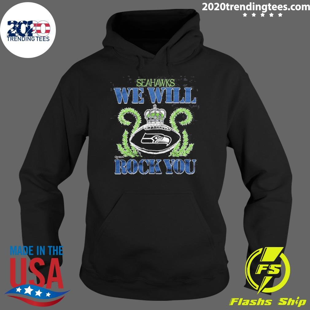 Seattle Seahawks NFL 2026 We Will Rock You Schedule Queen Tri-Blend Shirt