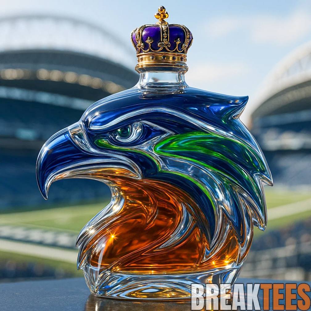 Seattle Seahawks Spirit Limited Edition Whisky Bottle