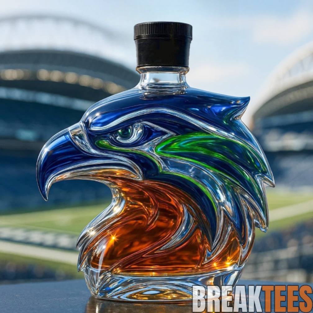 Seattle Seahawks Spirit Limited Edition Whisky Bottle