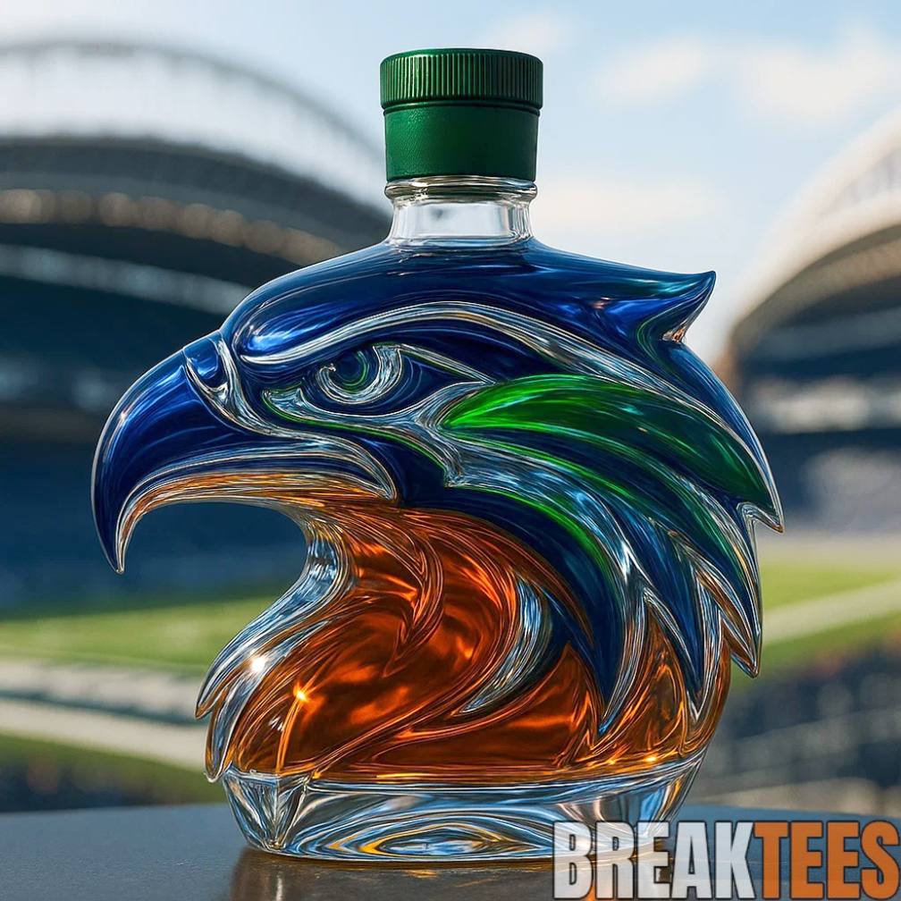 Seattle Seahawks Spirit Limited Edition Whisky Bottle
