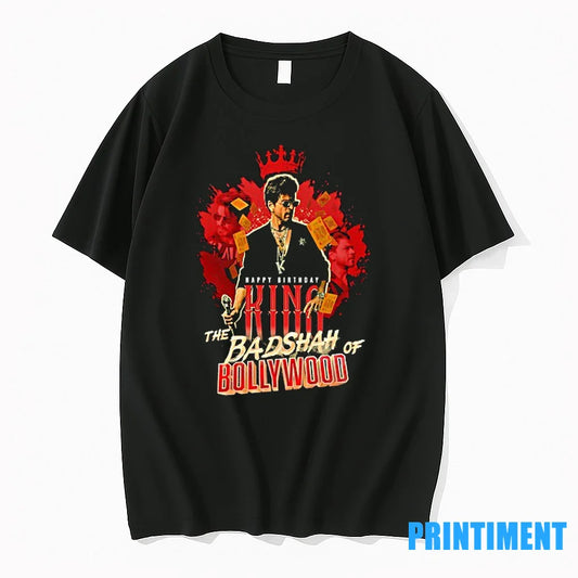 Shah Rukh Khan Happy Birthday King The Badshah Of Bollywood Tshirts Sweater