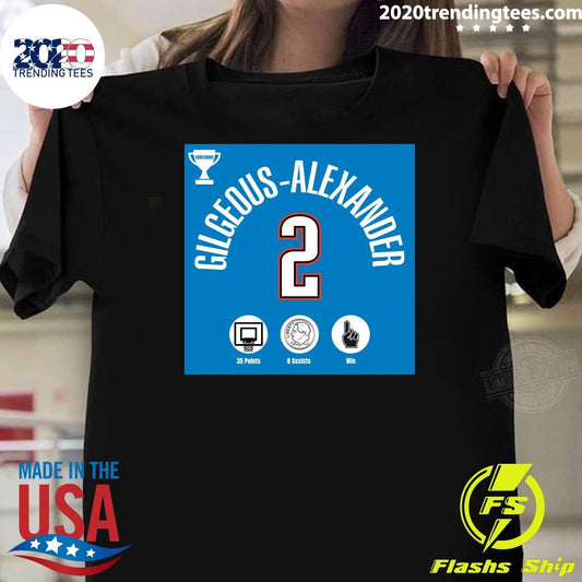 Shai Gilgeous-Alexander 2 Sga Sends Lebron To The First Tee Shirt