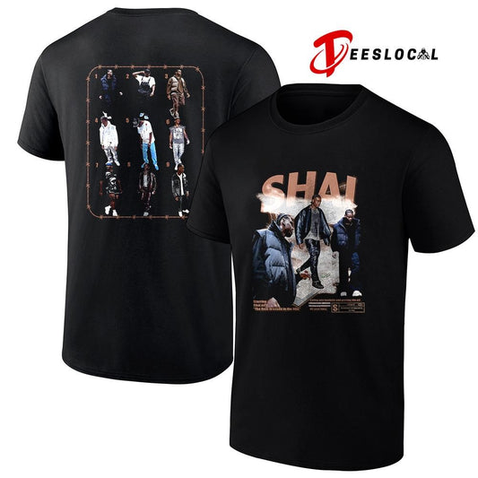 Shai Gilgeous Alexander starring Shai as the best dressed in the NBA graphic shirt