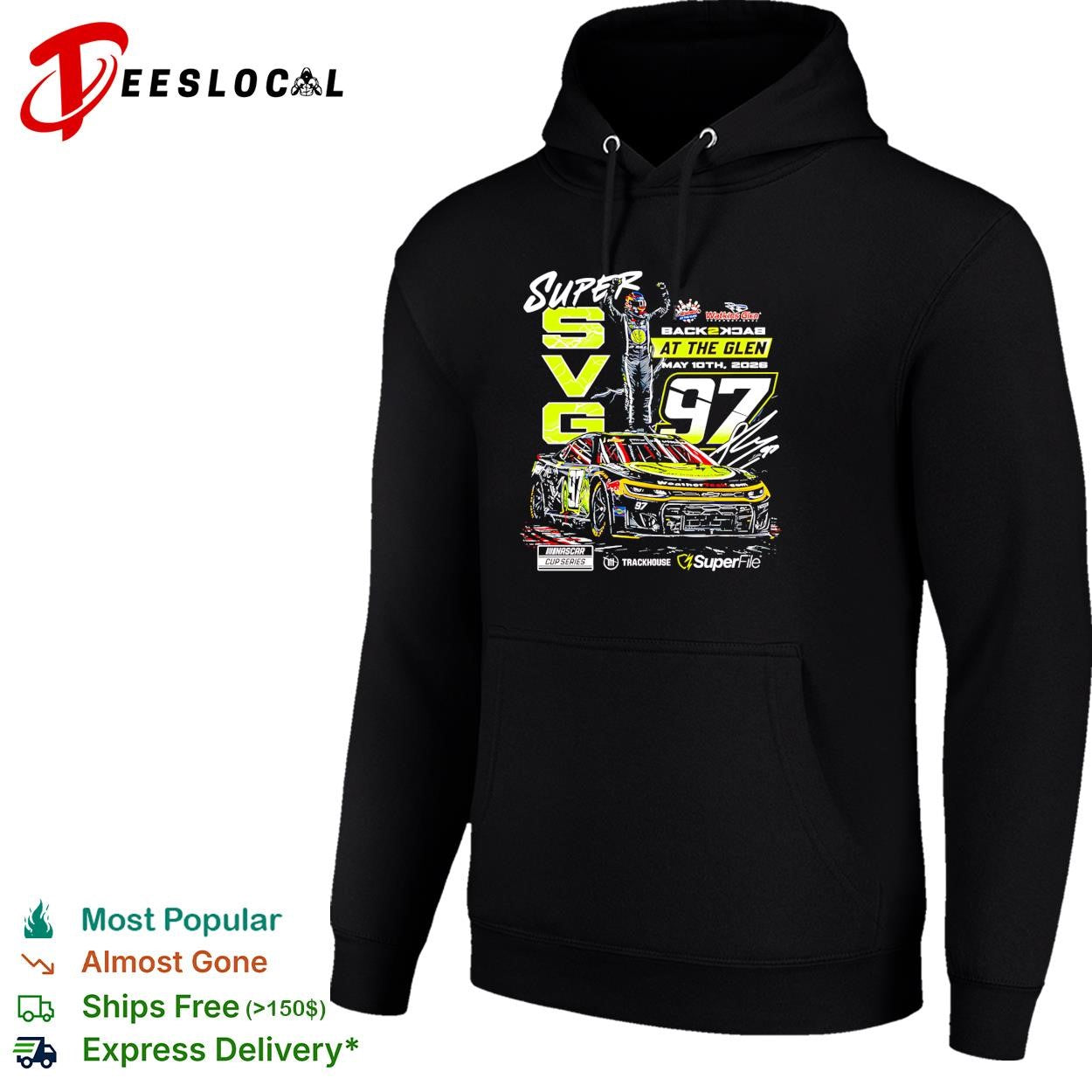 Shane van Gisbergen 97 back 2 back at the Glen May 2026 NASCAR shirt