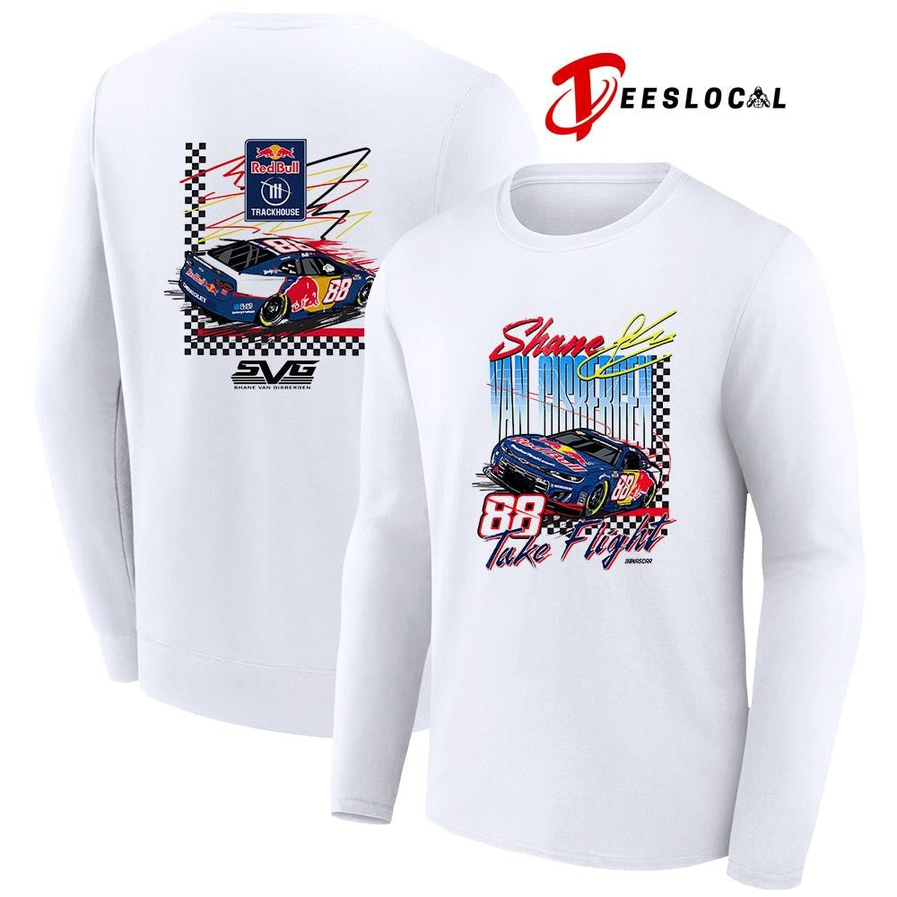 Shane van Gisbergen Red Bull take flight signature graphic shirt