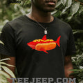 Shark Hot Dog Funny Mashup shirt
