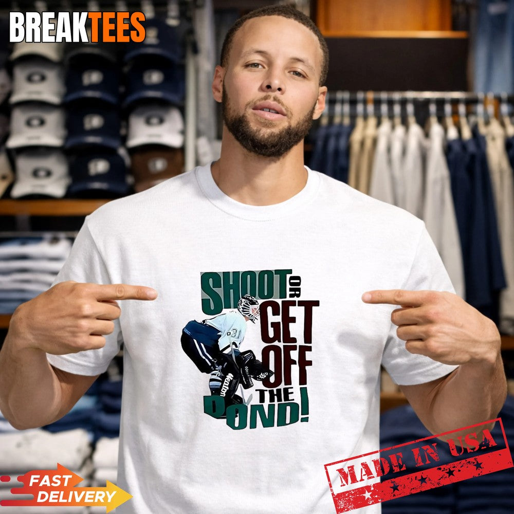 Shoot or get off the pond Anaheim Ducks NHL T-Shirt