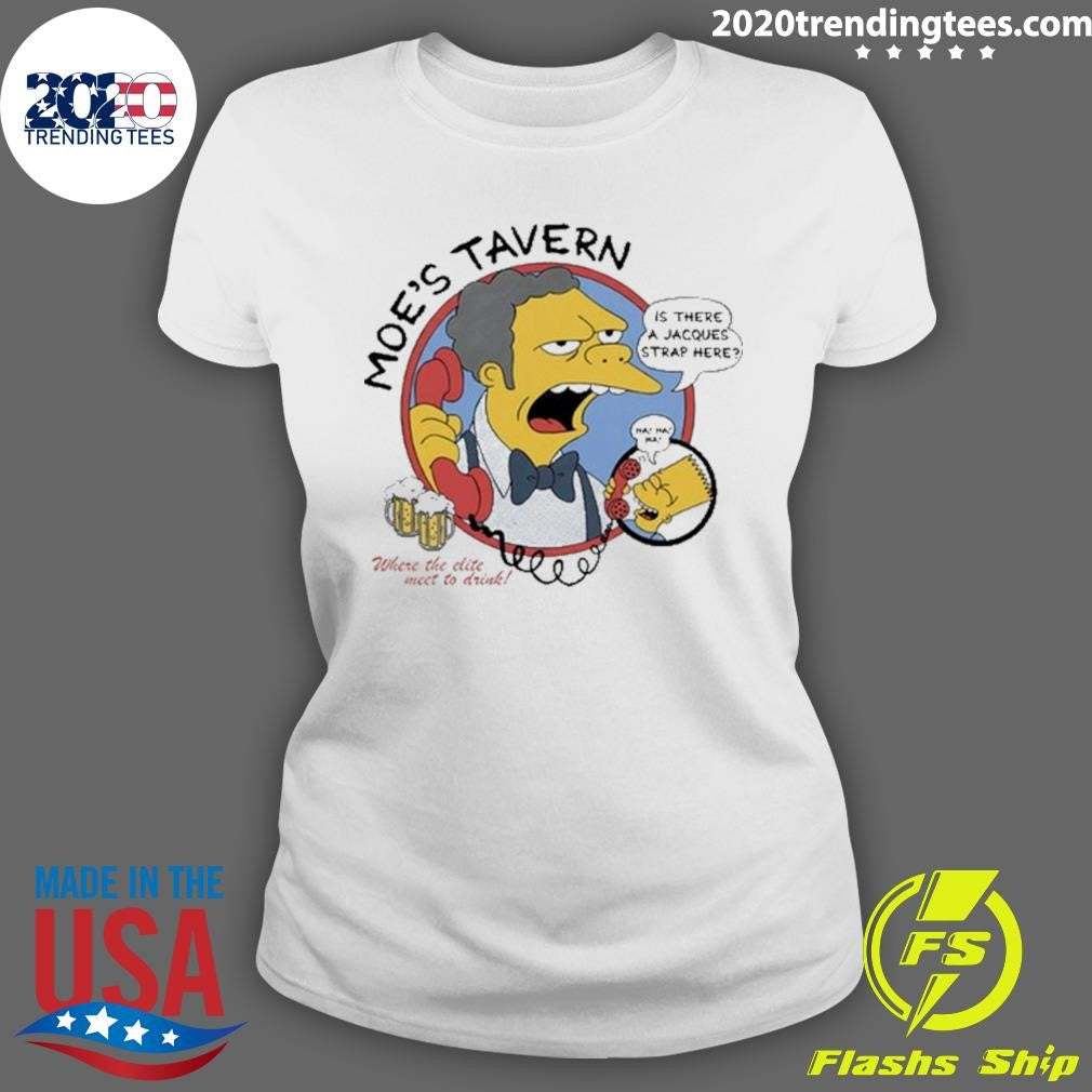 Simpsons Moe’s Tavern Where The Lite Meet To Drink Tee Shirt