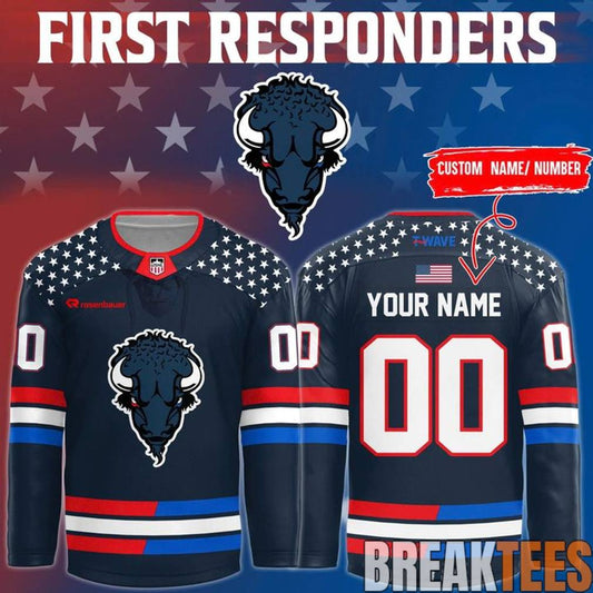 Sioux Falls Stampede 2026 First Responders Hockey Jersey
