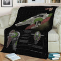 Slave I Fleece Throw Blanket