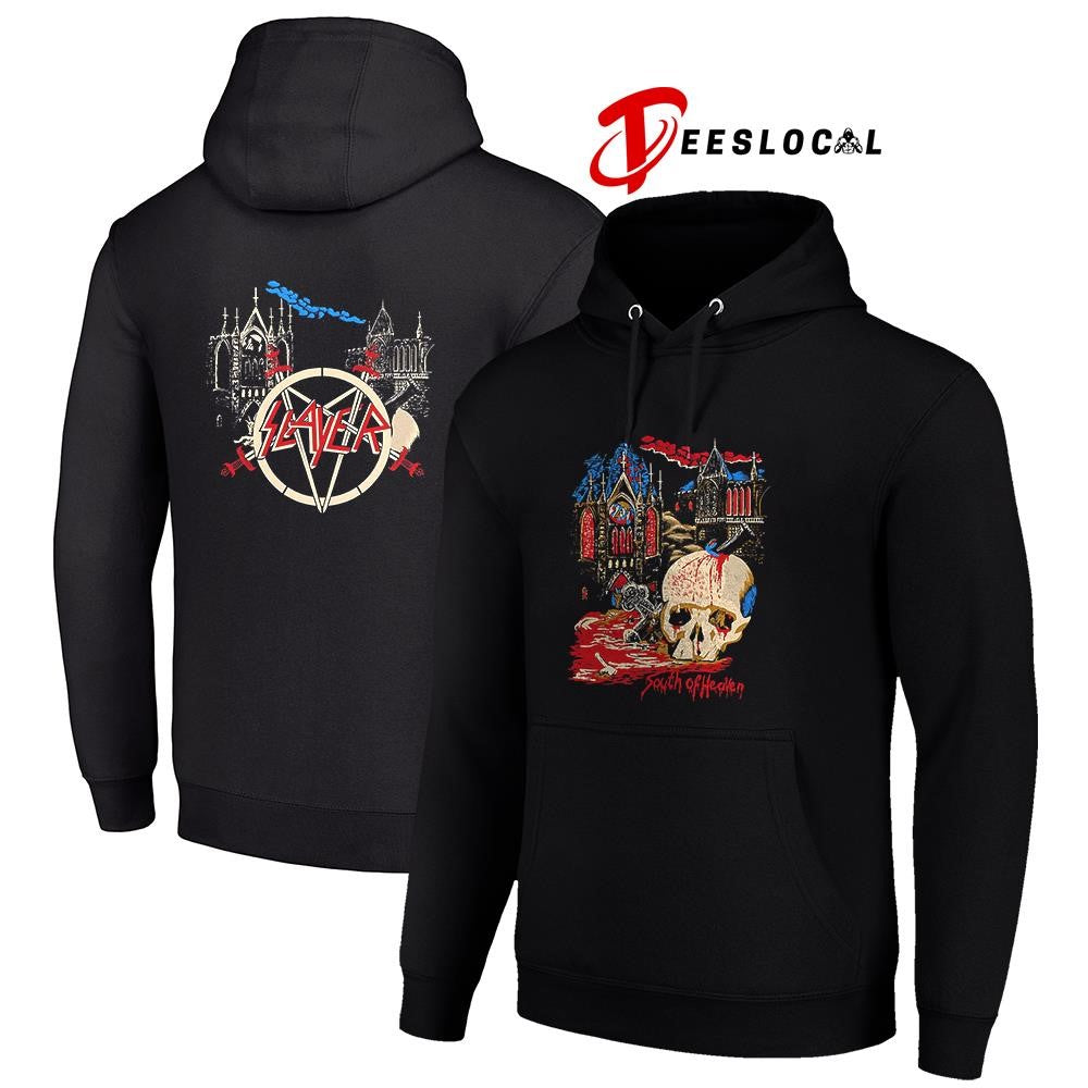 Slayer South of Heaven skull art shirt