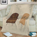 Sliced Bread Fleece Throw Blanket
