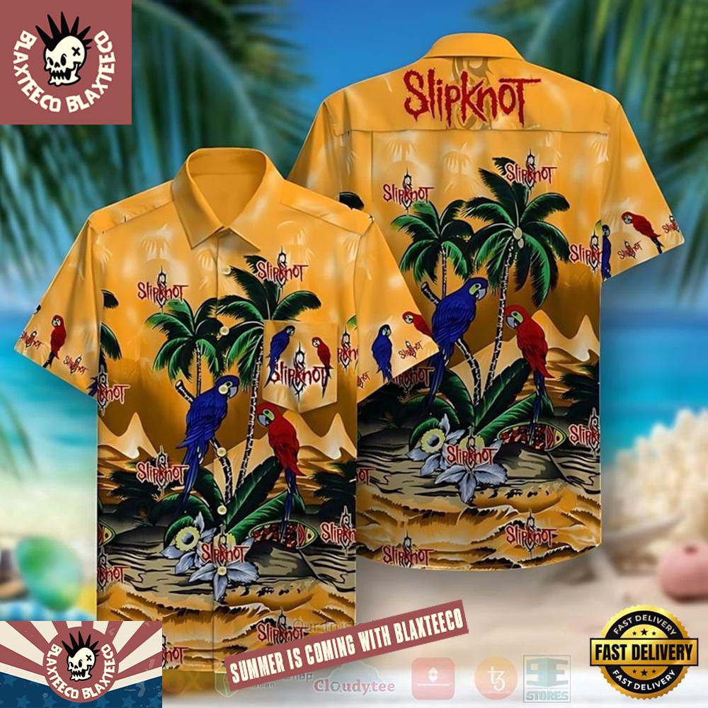 Slipknot Tropical Parrot Summer Hawaiian Shirt