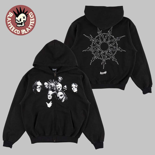 Slipknot X Welcome Skateboard Nonagram Zip Hoodie