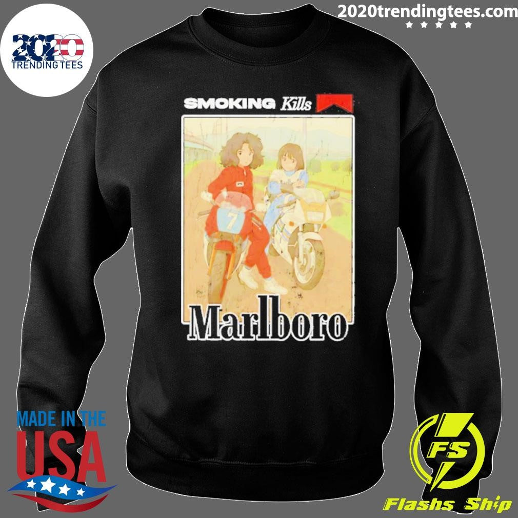 Smoking Kills Marlboro Anime Vintage Shirt