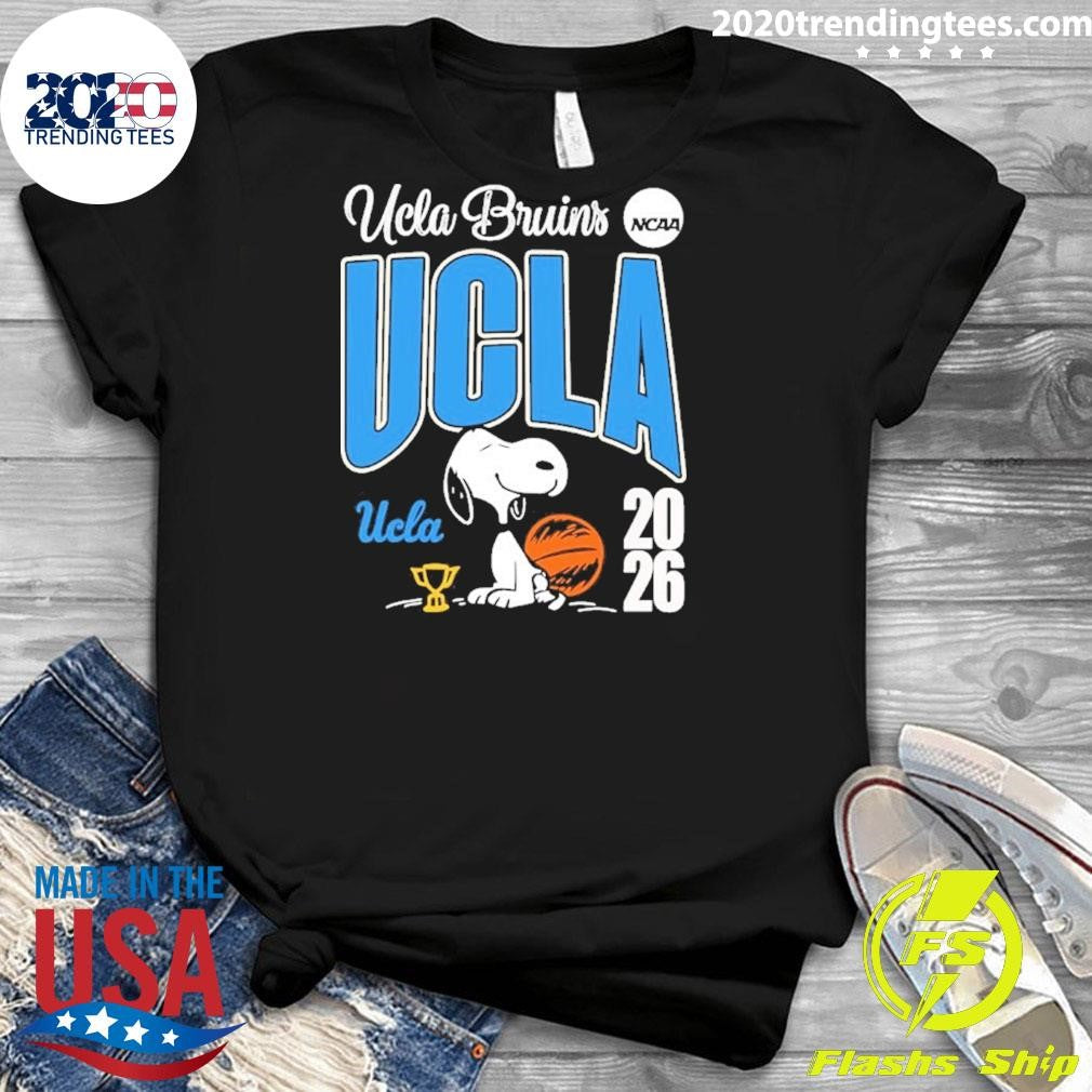 Snoopy X Ucla Bruins Women’s Basketball 2026 Ncaa March Madness Shirt