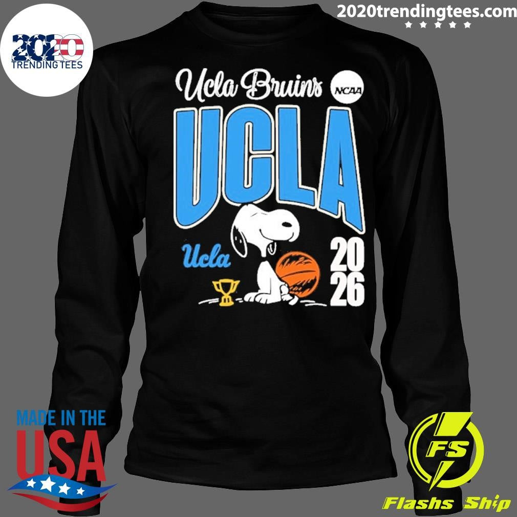 Snoopy X Ucla Bruins Women’s Basketball 2026 Ncaa March Madness Shirt