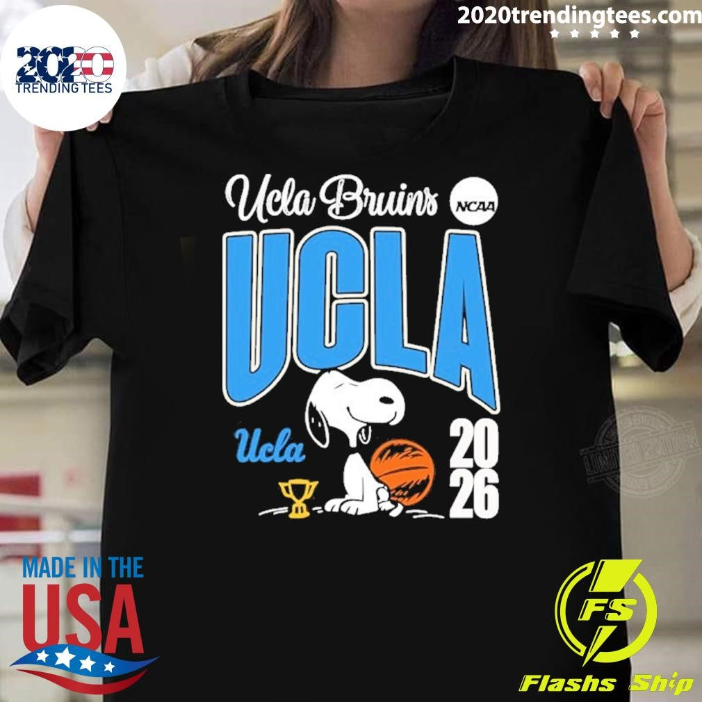 Snoopy X Ucla Bruins Women’s Basketball 2026 Ncaa March Madness Shirt