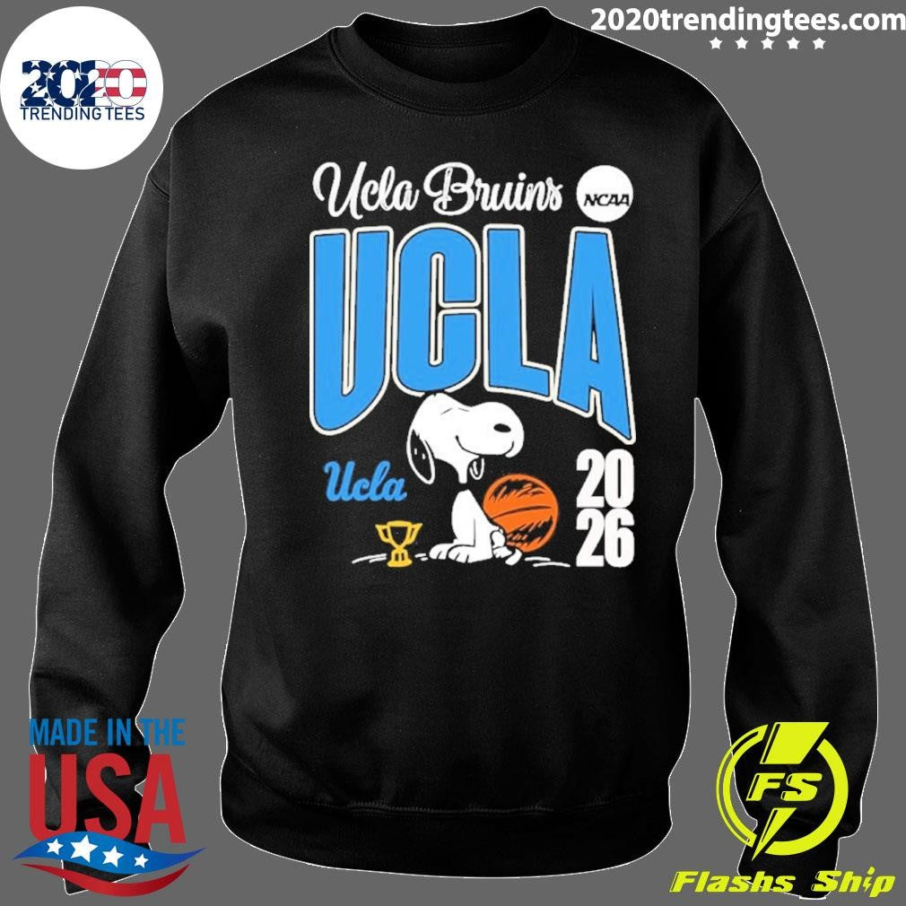 Snoopy X Ucla Bruins Women’s Basketball 2026 Ncaa March Madness Shirt