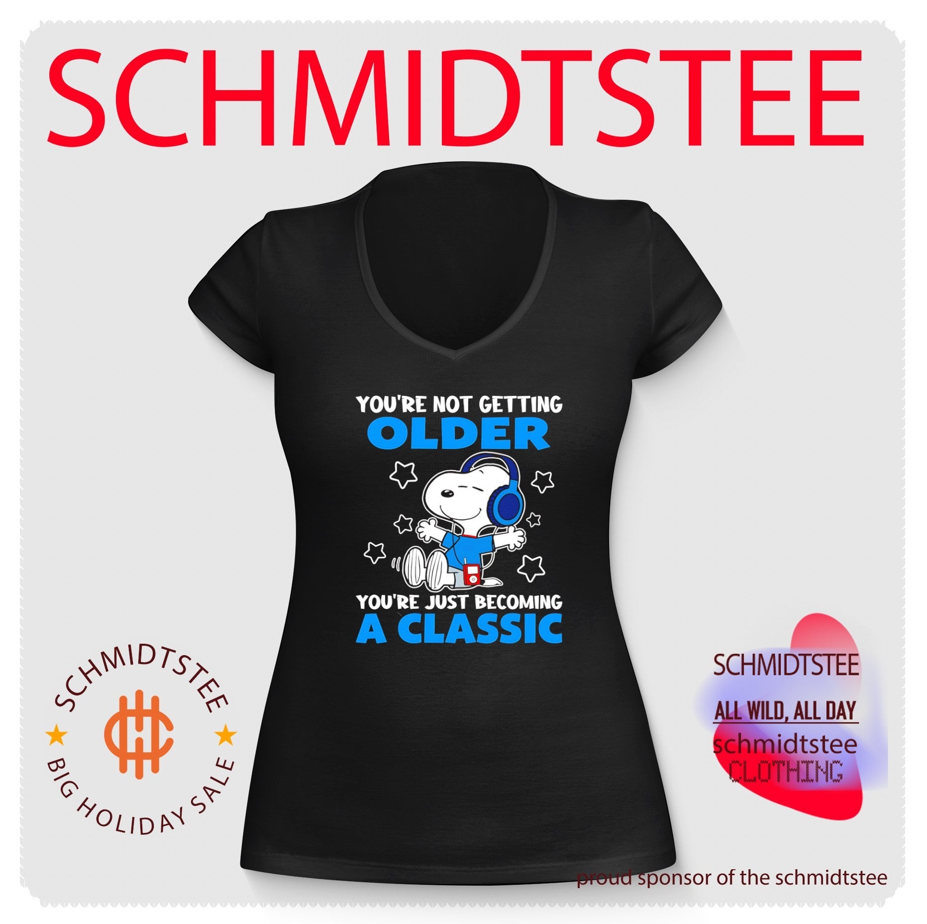 Snoopy You Are Not Getting Older You Are Just Becoming a Classic shirt
