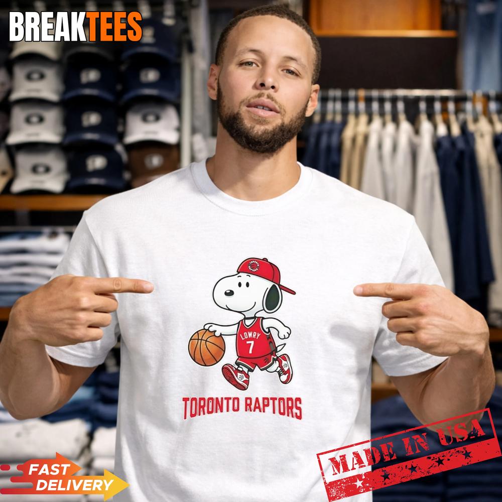 Snoopy x Kyle Lowry Toronto Raptors basketball Shirt