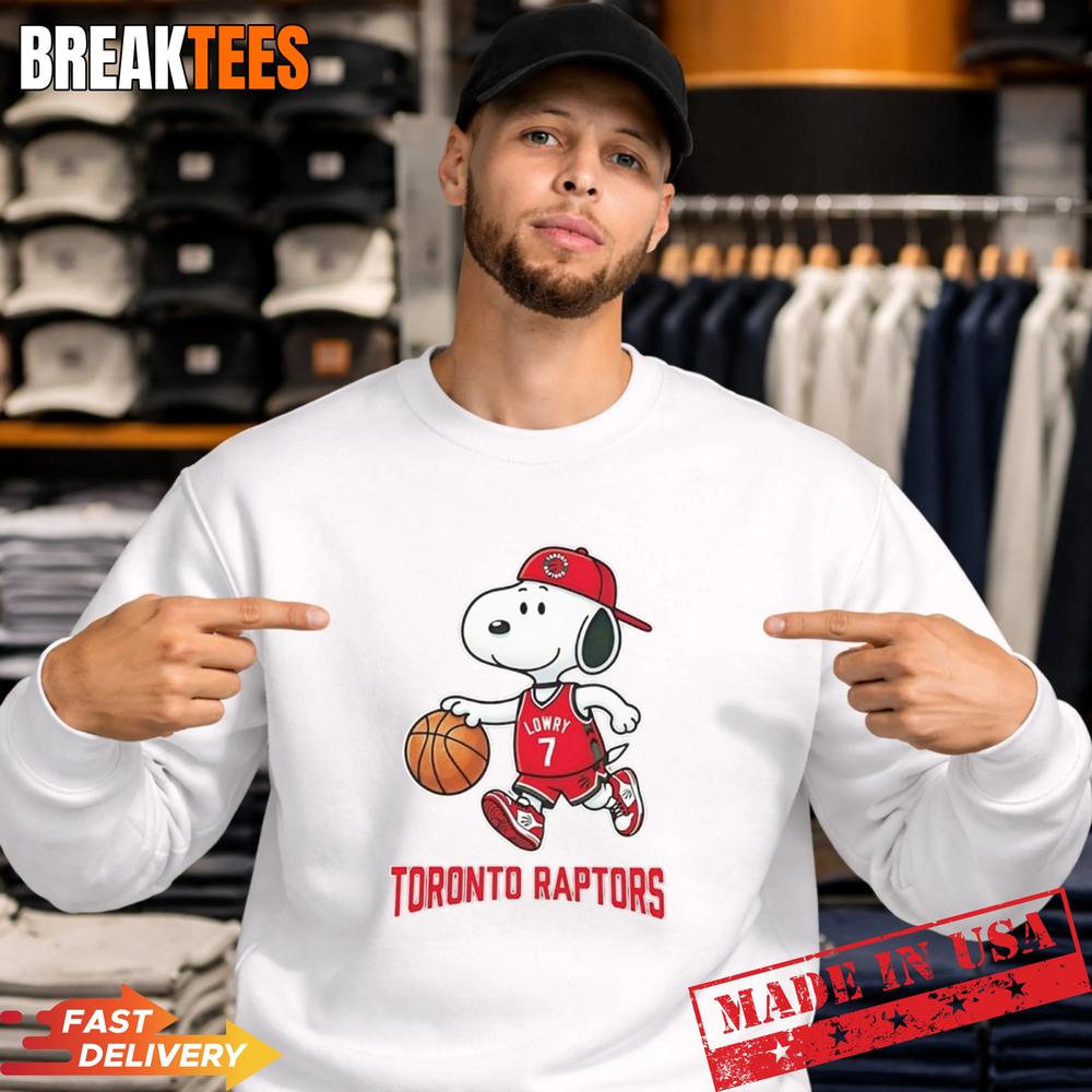 Snoopy x Kyle Lowry Toronto Raptors basketball Shirt