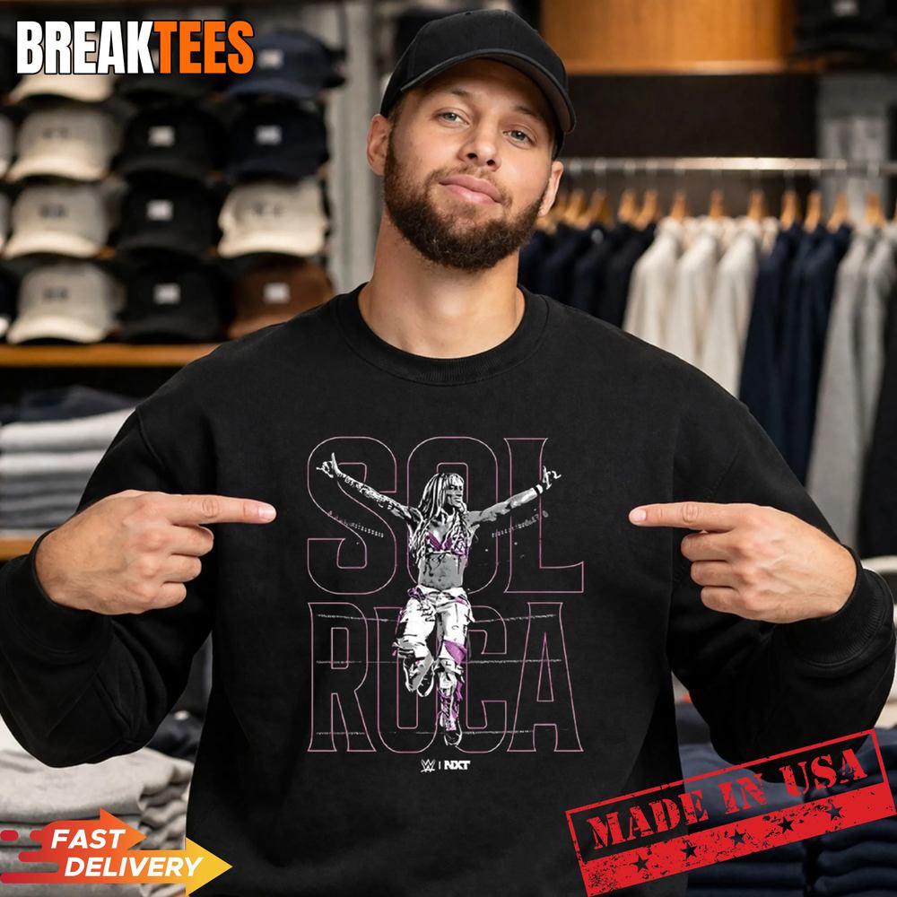 Sol Ruca WWE NXT name outline posing t-shirt