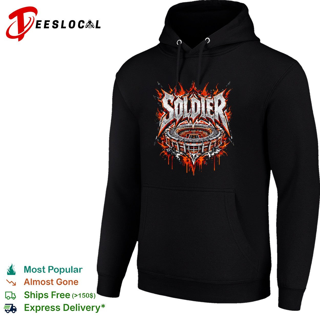 Soldier Field Chicago Bears Stadium Metal Football shirt
